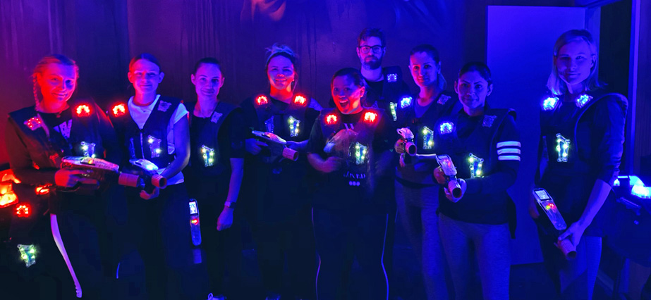 Lasergame med Kundtjänst Team 6 i Västerås 