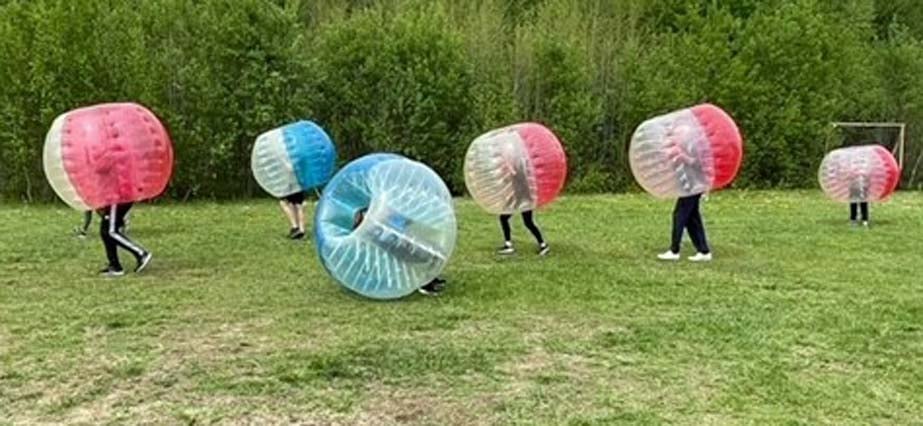 Kundservice Västerås spelade Bumperball