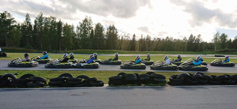 Gokart med DIP Skellefteå