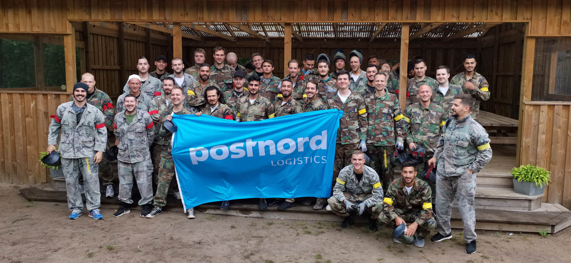 Paintball med PostNord Malmö/Toftanäs