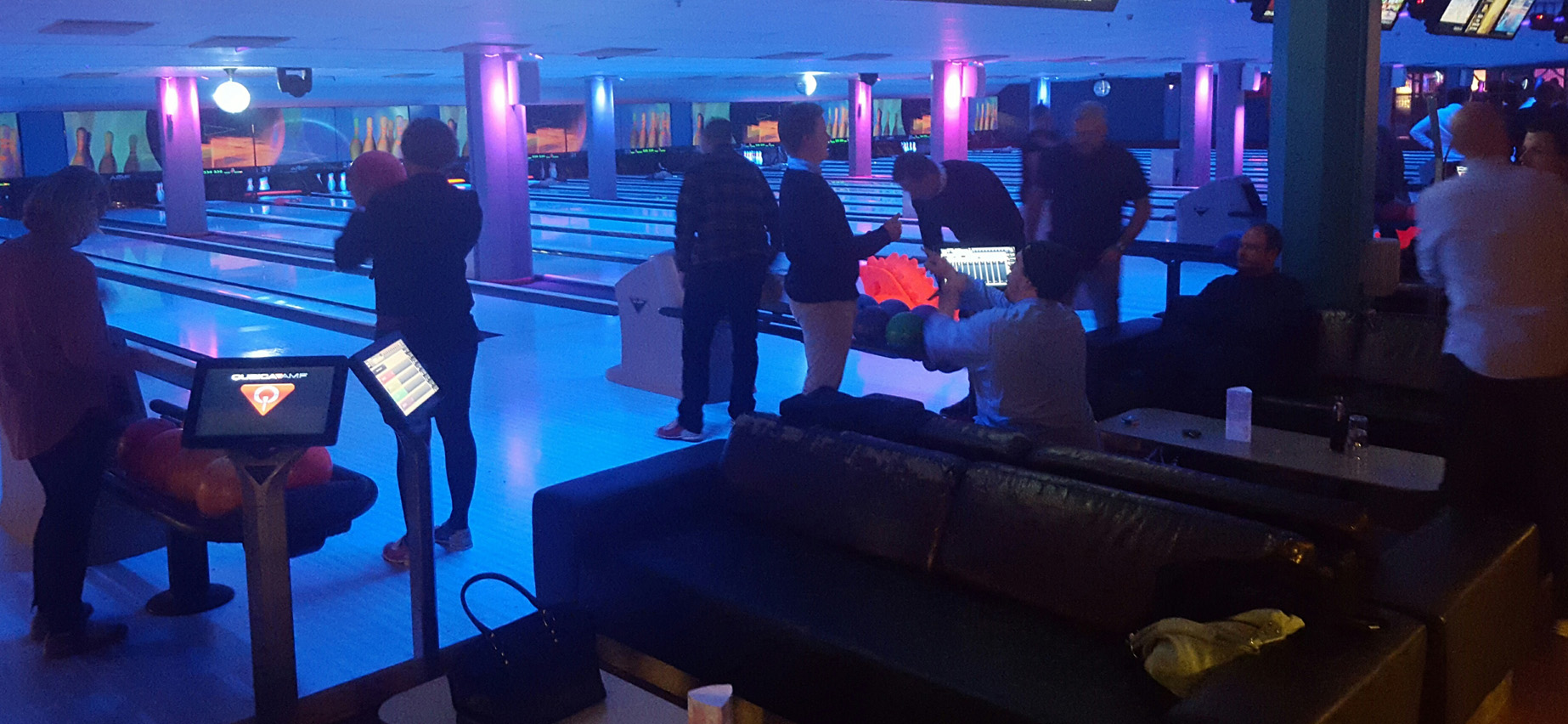 Gänget från Vellinge spelade bowling tillsammans